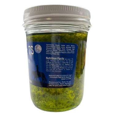 Jalapeno Jelly | 8 oz. Jar | All Natural | Nebraska Jelly | Mix With Sour Cream And Use As A Dip | Meat Glaze | Burst Of Spicy Flavor | Mild Spice